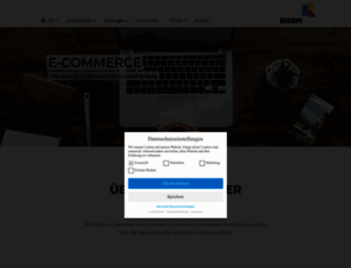 e-commerce.rhiem.com screenshot
