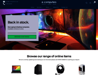 e-computers.co.uk screenshot