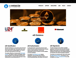 e-contract.be screenshot