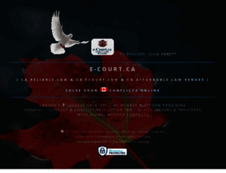 e-court.ca screenshot