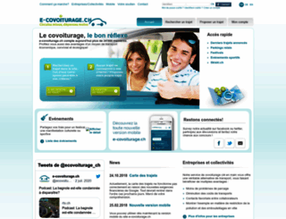 e-covoiturage.ch screenshot