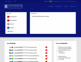 e-currency-exchange.cash screenshot