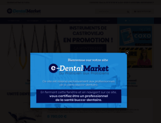 e-dentalmarket.fr screenshot