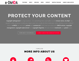 e-dmca.com screenshot