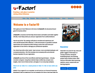 e-factorgame.com screenshot