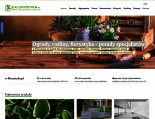 e-florystyka.pl screenshot