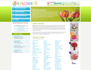 e-flowers.co.uk screenshot