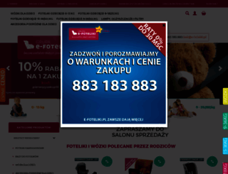 e-foteliki.pl screenshot