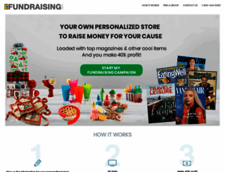 e-fundraising.com screenshot