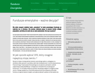 e-funduszeemerytalne.pl screenshot