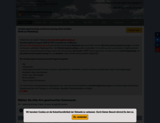 e-handelsregisterauszug.de screenshot