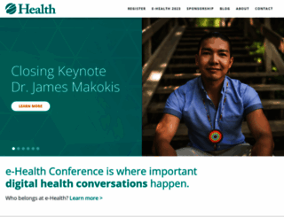 e-healthconference.com screenshot