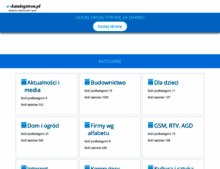 e-katalogstron.pl screenshot