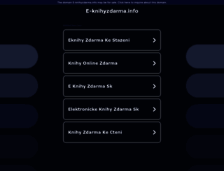 e-knihyzdarma.info screenshot