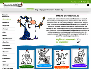 e-kolorowanki.eu screenshot