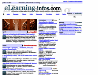 e-learning-infos.com screenshot