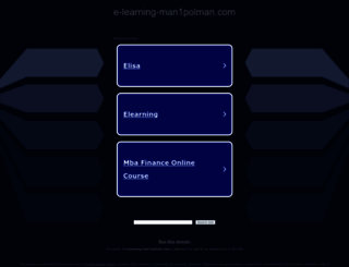 e-learning-man1polman.com screenshot