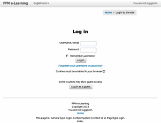 e-learningppm.com screenshot