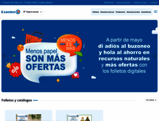 e-leclerc.es screenshot