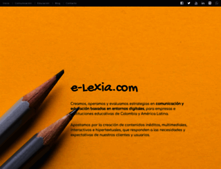 e-lexia.com screenshot