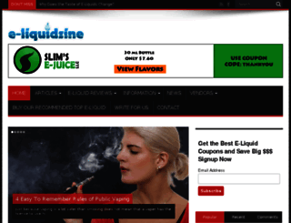 e-liquidzine.com screenshot