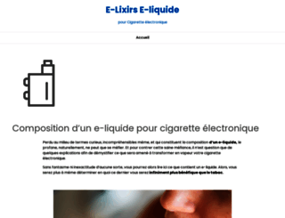 e-lixirs.fr screenshot