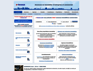 e-locaux.com screenshot