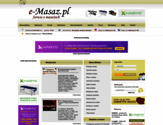 e-masaz.pl screenshot