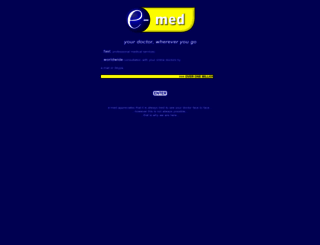 e-med.co.uk screenshot