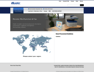 e-muratec.com screenshot
