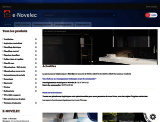 e-novelec.fr screenshot