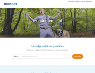 e-ondernemer.nl screenshot