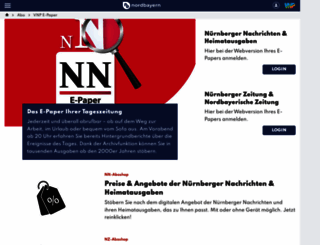 e-paper.nordbayern.de screenshot