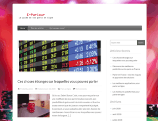 e-parieur.com screenshot