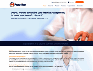 e-practice.com.au screenshot