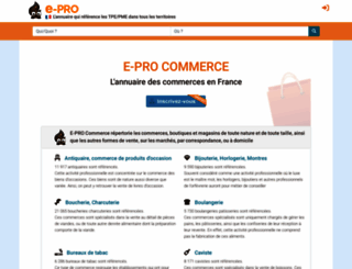 e-pro-commerce.fr screenshot