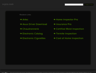 e-pro.com screenshot