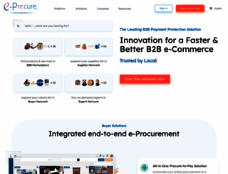e-procure.net screenshot