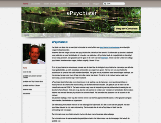 e-psychiater.nl screenshot