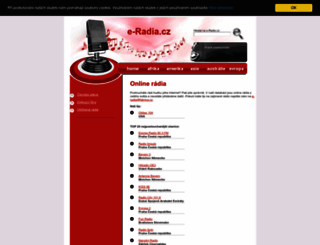 e-radia.cz screenshot