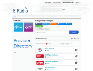 e-radio.lv screenshot