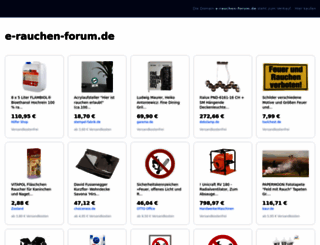 e-rauchen-forum.de screenshot