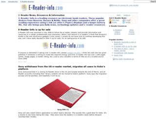 e-reader-info.com screenshot