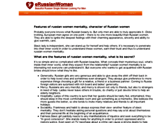 e-russianwoman.com screenshot