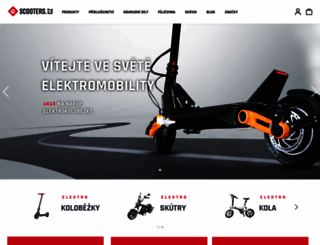 e-scooters.cz screenshot