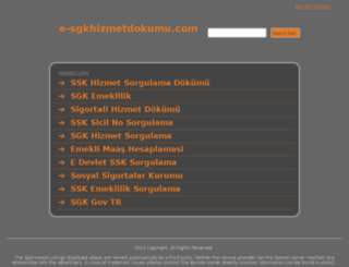 e-sgkhizmetdokumu.com screenshot