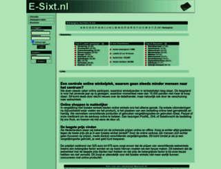 e-sixt.nl screenshot