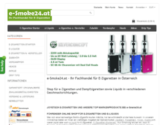 e-smoke24.at screenshot