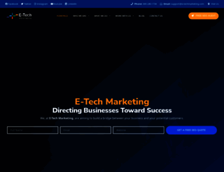 e-techmarketing.com screenshot