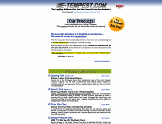 e-tempest.com screenshot